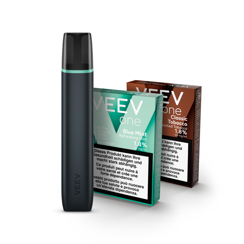 Starter Kit Blue Mint + Classic Tobacco Pod, Classic Tobacco, large